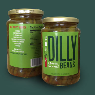 Margaret Darcher Packaging Design Dr. Billy's Dilly Beans